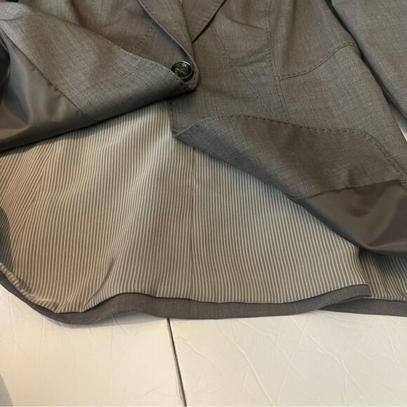 Tahari Fitted Brown Fitted Academia Office Jacket Blazer NWOT Size 8 - Picture 7 of 12